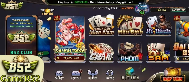 Đại lý B52 CLUB tìm người chơi mới